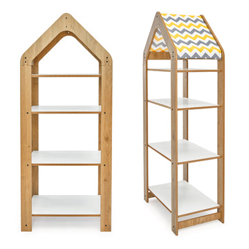Speelgoedkast voor Kinderkamer - 4 Rekken - Veilig en Duurzaam - kinderboekenkast