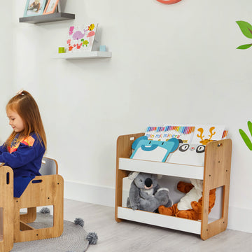 Minerakids® compleet kinderset met tafel, stoel, speelhuis en boekenkast