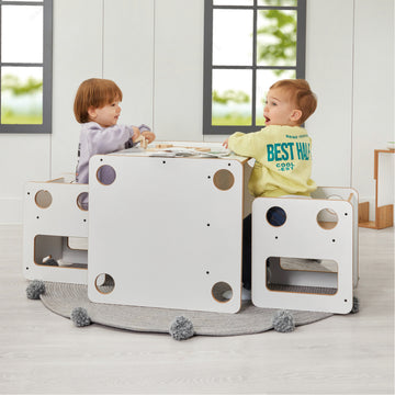 Minerakids®  0-6 jaar Goldfinch Montessori speel-, studie- en activiteitenset 1 tafel & 2 stoelen